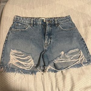 Zara Denim Shorts Size 36 or 4.